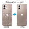 Motorola Moto G53 Back Cover Replacement (Silver)