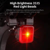 WEST BIKING Bicycle Waterproof High-Brightness Night Riding Warning Taillight(Seat Tube Model)