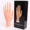 Manicure Practice Artificial Hand Model Simulated Hand Display Model, Style:Not Bendable