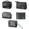 Travel Large Capacity Transparent Mesh Cosmetic Bag, Style: Triangle