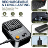 Ultrasonic Anti Barking Device - Colour Screen, Rechargeable, Waterproof (Black)
