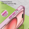 For iPhone 15 Plus MagSafe Frosted Translucent TPU + PC Full Coverage Phone Case(Pink)
