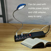 2PCS 13LED Metal Hose Snake USB Light Eye Protection Notebook Keyboard Light(White)
