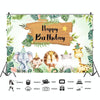 150x100cm Animal Kids Birthday Party Backdrop Cloth Tapestry Decoration Backdrop Banner Cloth