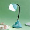 2 PCS Bedroom Bedside Dormitory Desk Study Eye Protection Desk Lamp(FY7712 Blue)