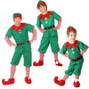 Christmas Green Elf Cosplay Costume Chris Santa Claus Costume Set, Size: 150cm(Male)