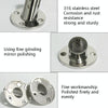 60 Degree Round Pipe Seat 316 Stainless Steel Corrosion-Resistant Marine Tube Seat, Specification: 22mm 7/8 inch