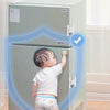 10pcs Refrigerator Door Anti-opening Snap Kids Anti-opening Drawer Fixed Buckle Self-adhesive Double Buckle Safety Lock(White)