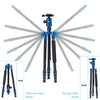 TRIOPO Oubao A-688 Adjustable Portable  Aluminum Alloy Tripod with Ball Head for SLR Camera