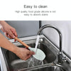kn082 11 in 1 Wooden Handle Silicone Kitchen Tool Set with Storage Bucket(Black)