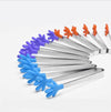Silicone Stainless Steel Cooking Kitchen Ice Tong Food BBQ Salad Hand Clip(Blue)
