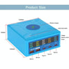 RELIFE RL-304R 5-Port 260W GaN Smart USB Fast Charger With 15W Wireless Chargind LCD Display(US Plug)