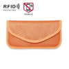 RFID Signal Blocking Bag, Orange, 6.5" Phone, Anti-Theft Faraday Pouch