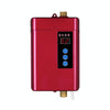 UK Plug 3000W  Electric Water Heater With Remote Control Adjustable Temperate(Red)