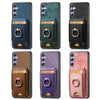 For Samsung Galaxy A56 5G Retro Splitable Magnetic Stand Card Bag Leather Phone Case(Black)
