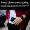 Aluminum Voice Assistant Music Blood Glucose Watch(Black)