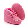 D2245 Winter Warm Baby Cotton Boots Plus Velvet Thickened Baby Walking Shoes, Size: 13cm(Pink)