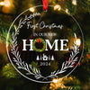 Christmas Acrylic Transparent Decoration Blessing Pendant Home Christmas Tree Ornament, Style: HOME