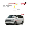 PZ470 Car Waterproof 170 Degree Brake Light View Camera + 7 inch Rearview Monitor for Volkswagen T5 / T6 2010-2017