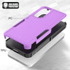 For Samsung Galaxy A35 5G / A55 5G 2 in 1 PC + TPU Phone Case(Purple)