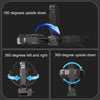 Car Foldable Steering USB Single-Head Fan(Black Red)