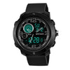 SANDA 762 Watch Men Watch Students Men Watch Fashion Trend Youth Waterproof Night light Sports Men(Gray)