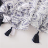 180 X 85cm  Women Cotton And Linen Scarf Retro Splicing Bohemian Printed Silk Shawl SL2004-052