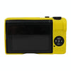 For Canon PowerShot G7 X Mark III / G7X3 Soft Silicone Protective Case with Lens Cover(Yellow)