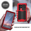 For Samsung Galaxy S25 Ultra 5G R-JUST Sliding Camera Life Waterproof Holder Phone Case(Red)
