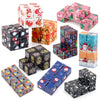 3 PCS Infinite Magic Cube Halloween & Christmas Theme Decompression Pocket Cube Second Order Cube Toy(NO.335K-8 Pink Blue)