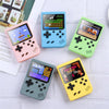 MK500 3.0 inch Macaron Mini Retro Classic Handheld Game Console for Kids Built-in 500 Games, Support AV Output(Yellow)