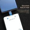 USB-C / Type-C Female to 8 Pin Female Charging + Data Transmission + OTG Adapter