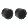 For Harley Davidson Motorcycle Modified Front Axle Wheel Covers Front Axle Decorative Cover(Black)