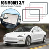 For Tesla Model3/Y Screen Bumper Protective Cover Silicone Frame(Black)