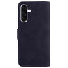 For Samsung Galaxy A36 5G / A56 5G Skin Feel Pure Color Flip Leather Phone Case(Black)