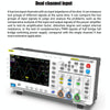 FNIRSI 2 In 1 Dual-Channel 100M Bandwidth Digital Oscilloscope 1GS Sampling Signal Generator, EU Plug 1014D +P4100 Probe