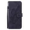 For Samsung Galaxy A36 5G Retro Skin Feel Butterflies Embossing Horizontal Flip Leather Phone Case(Black)