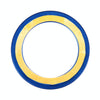 Car Aluminum Steering Wheel Decoration Ring For Cadillac(Blue)
