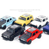 1:36 Alloy Car Model Three Open Door Small Car Toys Cake Ornaments(Black)