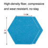 Polyester Fiber Wall Decoration Sound Insulation Cotton Sound Absorbing Board, Style: With Glue (Snow White)
