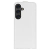 For Samsung Galaxy S25 5G R64 Texture Vertical Flip Leather Phone Case(White)
