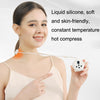 Home Electric Smart Cervical Spine Pulse Massager, Style: Heating Model(White)