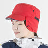 Winter Ear Protection Ski Hat Cold Prevention Windproof Hat Thicken Warm Peaked Hat, Size: L 58-60cm(Red Brown)