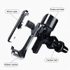 MCZBAO Car Gravity Cell Phone Holder Automotive Multifunctional Mirror Telescopic Navigation Mount, Size: 2 In 1(Black)