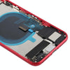 iPhone 8 Red Battery Back Cover with Side Keys & Flex Cable