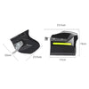 Electric Bike Handlebar Windshield Handguard Handlebar Modification Accessories(Black)