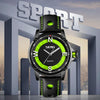SKMEI 9211 Fashion Sports Stereo Dial Luminous Pointer Creative Watch Business Trend Men Quartz Watch(Black)