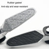 Electric Motorcycle Folding Foot Pegs Modification Pedal Pad Footrests, Style: All Aluminum