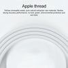 IVON CA70 8 Pin Fast Charging Data Cable, Length: 1m (White)