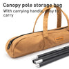 Naturehike NH20PJ201 Camping Accessories Canopy Poles Storage Bag, Size: 85x11x12cm(light tan)